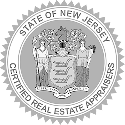 State of New Jersey Certified Real Estate Appraiser seal